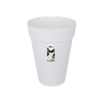 loft urban round high 28cm white